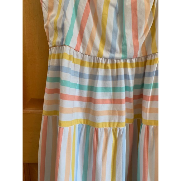 NWT Wonder Nation Girl's Plus Size Large Sundress Adjustable Straps Tiered Maxi - Picture 2 of 12